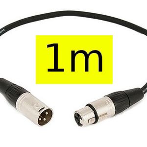 NO_BRAND XLR Cable (1m) Yellow