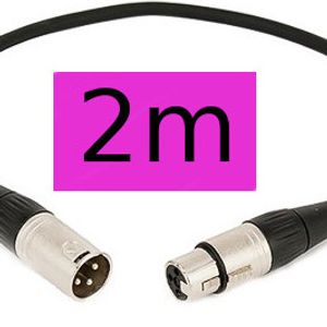 NO_BRAND XLR Cable (2m) Purple