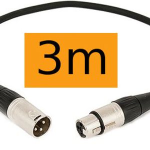 NO_BRAND XLR Cable (3m) Orange